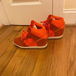 Orange Nike dunk sky high